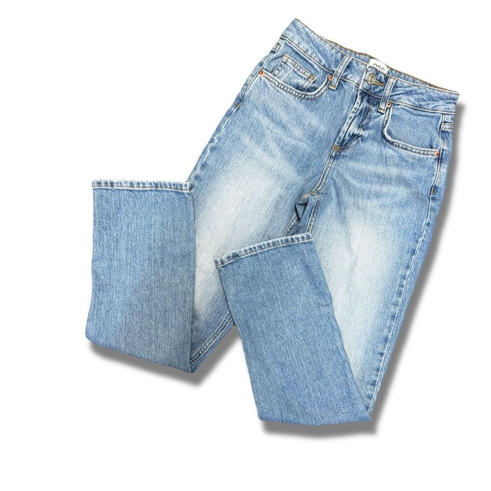 Urban Outfitters Women's Skinny Straight Jeans Size 24 Blue High Rise Denim
